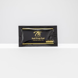 Tom Bachik Nail Prep Pads – 20 Individually Wrapped Lint-Free Wipes for Gel Nail Prep, Oil & Residue Removal – Salon-Quality Manicure Prep for At-Home or Professional Use