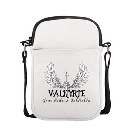 CMNIM ACOSF Merch Gifts Valkyrie Wings Mini Crossbody Bag Throne Glass Fan Gifts SJM Shoulder Bag for Book Lover Gifts (Valkyrie Mini CB)