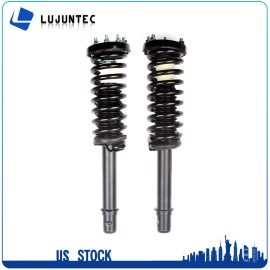lujuntec Set (2) Front Complete Struts With Spring For 2003-2007 Honda Accord 2.4L 3.0L