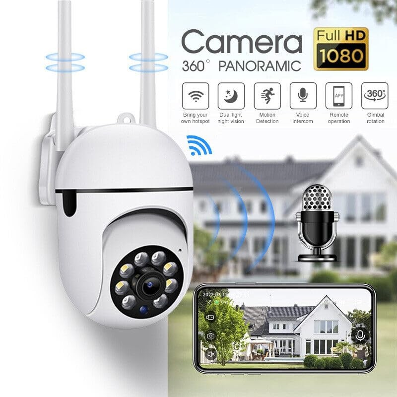 LEDON 1080P WiFi IP Camera Wireless CCTV HD PTZ Smart