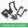 HAOCHEN 4 Pcs Heavy Duty Garage Hooks, Garage Storage Utility