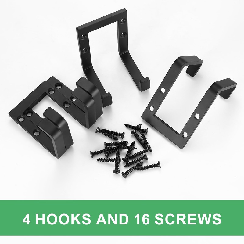 HAOCHEN 4 Pcs Heavy Duty Garage Hooks, Garage Storage Utility