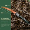 LAGOM Folding Camp Saw for Cutting Branches, 11.4" Curved Blade