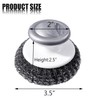 Stainless Steel Wool Scrubber with Handle, Heavy Duty Dish Scrubber,