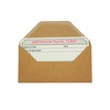 Amsterdam White (with Gold Shimmer effect) Travel Ticket and Envelope