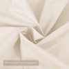 CAROMIO Hotel Quality 100% Waterproof Fabric Shower Curtain Liner with