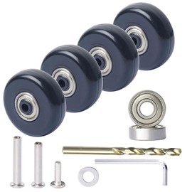FLIHONST 50mm Suitcase Luggage Wheels Replacement Kits with Precision Ball Bearing, 4pcs Swivel Caster Wheels for Replacement Luggage Travel Suitcase Caster