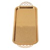 Serving Tray Gold Retro Light Luxury Oblong Water Cup Tea