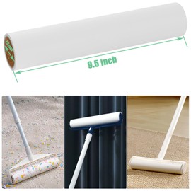 9.5 inch Lint Roller Refills Only, Fit for 9.4/9.45/9.5 inch Large Lint Rollers for Floor Carpet Couch, Extra Sticky Pet Hair Lint Roller Refill 5 Pack, Total 300 Sheets (9.5'' Wide)