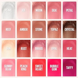 Maybelline Lifter Gloss Lip Gloss Makeup With Hyaluronic Acid, Hydrating, High Shine, Hydrated Lips, Fuller-Looking Lips, Stone, 0.18 fl. oz.         