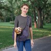 MOSISO Dog Cat Sling Carrier,Pet Dog Carrier Leopard Grain Tote