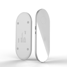 Sinandcx Wireless Charging, 2-in-1 Wireless Charging Station, Qi1-Agreement 7.5W Wireless Charger for IP 16/15/14/13/12, Headphone Storage Box (白色, QI1)