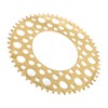 Folding Bicycle Chainwheel Smooth Fastness AntiCorrosion Wearproof Bike Chainring(Titanium Gold