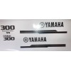 Yamaha 300 hp Yamaha Outboard Kit Marine Decal Sticker FULLL Carbon fiber set