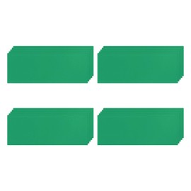 QUARKZMAN Pack of 20 Dry Erase Magnetic Labels Colourful Stripes 3.1 x 1.2 Inches Writable Green Name Tags Stickers for Crafts Whiteboard Fridge