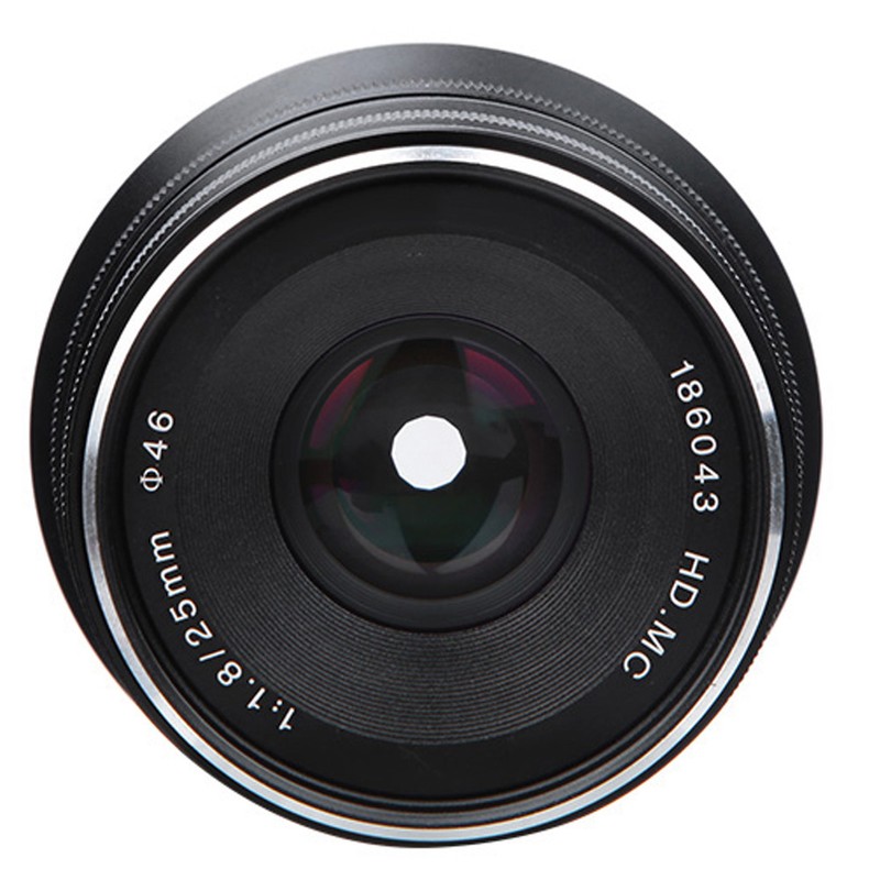 25mm F1.8 Manual Focus Lens for Fuji FX Mount Black