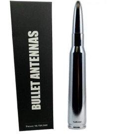 VMS Chrome Bullet Antenna For Chevy S10 Blazer Tahoe Suburban GMC Sonoma