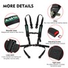 DING.PAI 4 Point Bucket Racing Harness With Padding Heavy Duty
