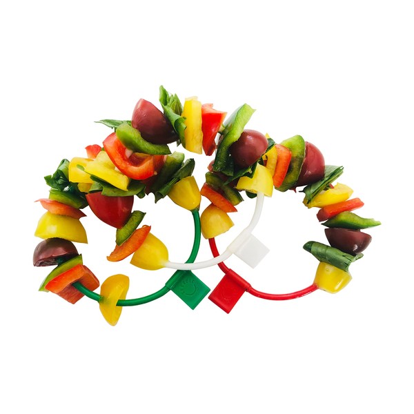 Skercle: the Skewer that's a Circle! Christmas theme. Safe, enclosed