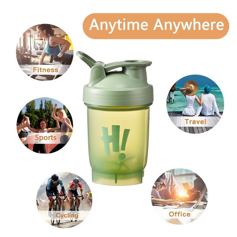 chongning Protein Shaker Bottle, Perfect for Mixing Powdered Shakes, BPA