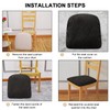 Gute Chair Cover Seats,Suede Chair Cover Seat with Elastic Ties