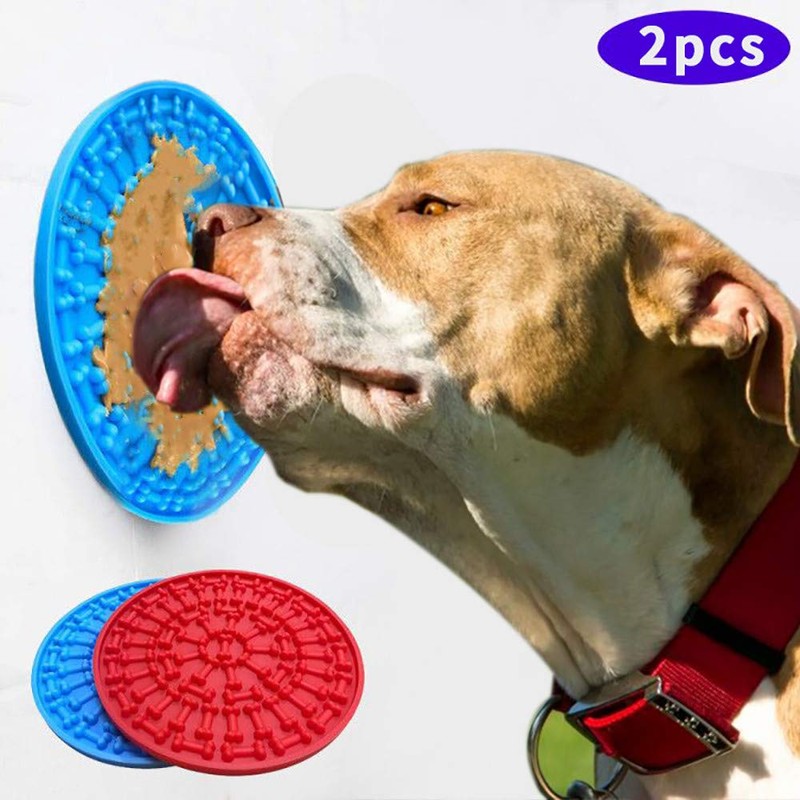 Dog Shower Licking Pad, Dog Peanut Butter Licking Pad Slow