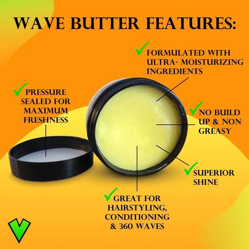 Veeta Superior Wave Grease - Maximum Shine, Non-Greasy Shea &