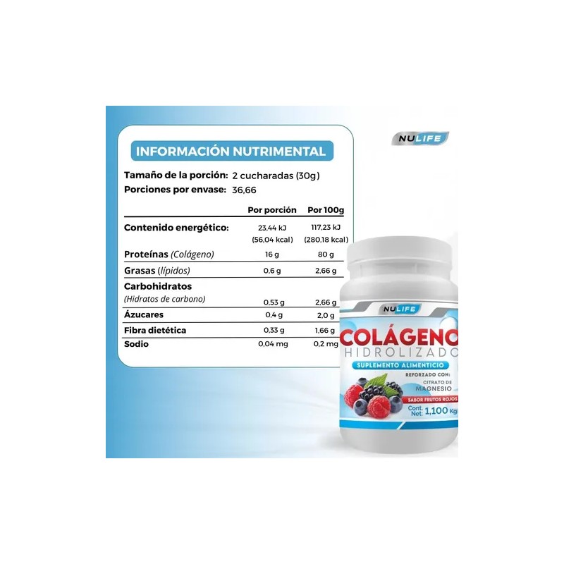 Pack Perflex Colageno Magnes Frutos Rojos Nulife