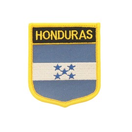 Uijokdef 1 PCS（2.76x2.36 inch） Honduras Flag Patches Iron On or Sew On Embroidered Tactical Military National Honduras Patch (Honduras)
