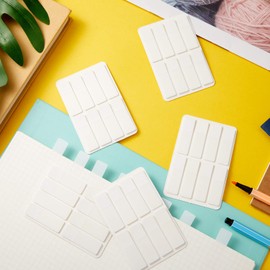 Sticky Index Tabs Page Marker White Sticky Tabs Pop up Page Flags Writable and Clear Book Tabs for Page Marker 1.6 x 0.5 Inch (800 Pieces)