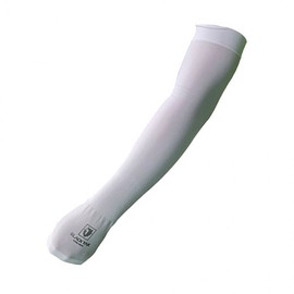 Unisex UV Protection Cooling Sports Arm Sleeves Outdoor Black