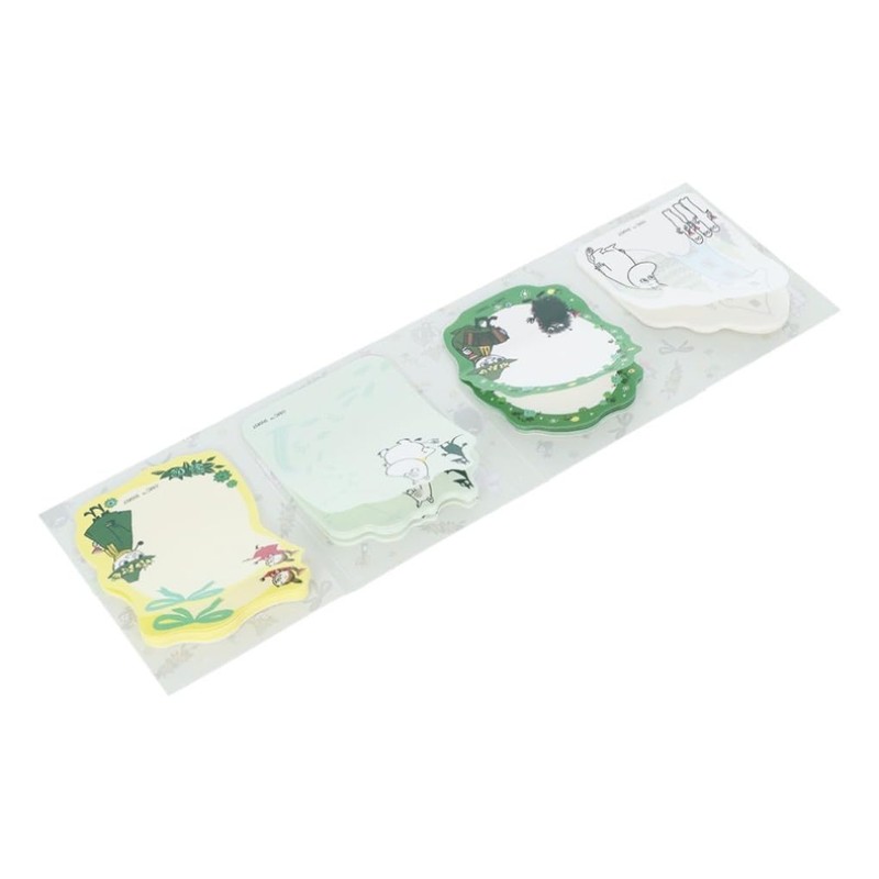 Sunstar Stationery S2841312 Moomin Sticky Notes, Papa Patta, Nakama