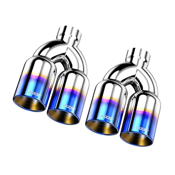 MZS Exhaust Tip, Stainless Steel 2.5" Inlet 3.5" Outlet 9.5"