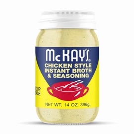 McKay's Chicken Flavored Soup Seasoning, Gluten Free, Vegetarian Instant Broth, Bullion Powdered Seasoning, Good on Meats, Veggies or in Soup! (Original Chicken, 1 Pack)