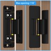 Hidden Door Hinges 2pack Ultra-Thin Hidden Hinges for Secret Door