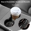 Ceramic Cup Holders Car Coasters for Women/Men,Gold Watercolor Foil Pattern