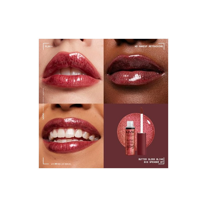 NYX PROFESSIONAL MAKEUP, BUTTER GLOSS BLING - BIG SPENDER
