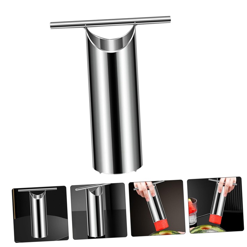 COLLBATH Watermelon Punch, Stainless Steel Fruit Cutter, Multifunctional Tool for