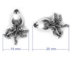 Animal Charms for Jewelry Making (octopus)