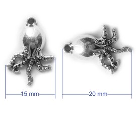 Animal Charms for Jewelry Making (octopus)
