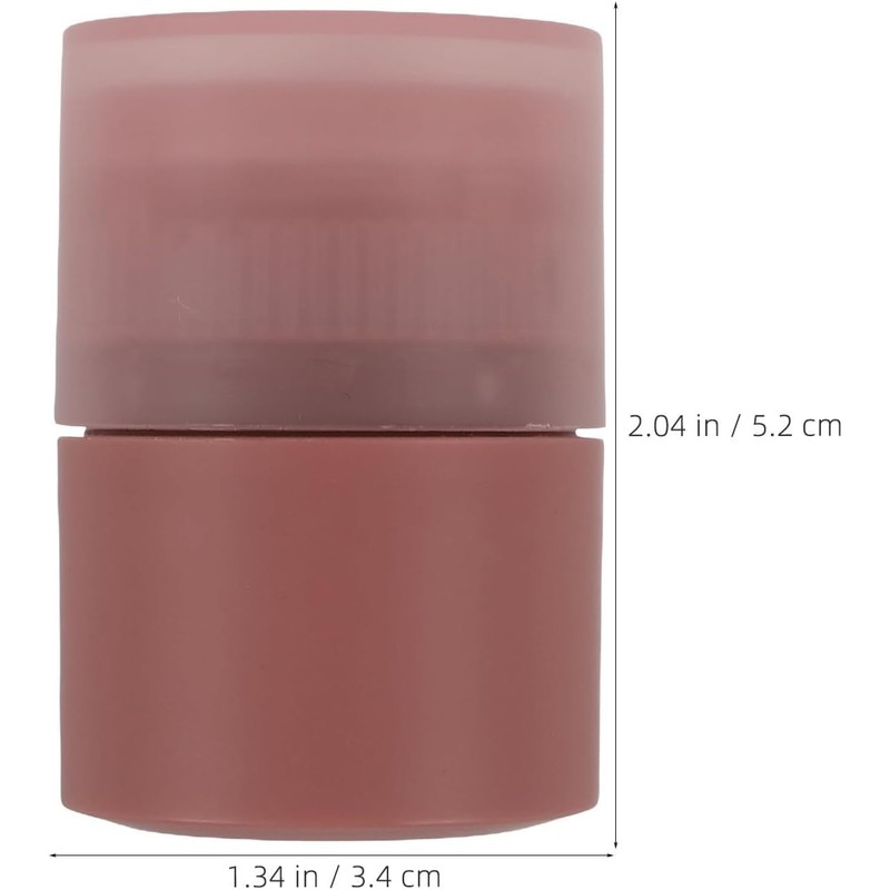 Brillo de Labios Giratorio 9g Rojo, Gel Ligero para Mujeres