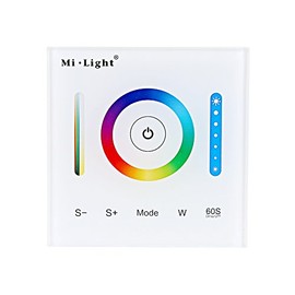 Touch Panel LED Controller for RGB/RGBW/RGB+CCT Color Changing Strip Light