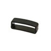 Size 28MM Black Rubber Replacement Watch Band Strap Loop