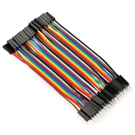 Colorful 10cm Multicolor Breadboard Jumper Wires, 40 Pin Ribbon Cable for -based/DIY/2 3/Robot Ki Ribbon Cable(M to F)