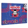 Melbourne Demons AFL Footy Key Rack 20 x 25cm MDF