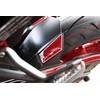 Tankpad Sticker Chain Guard Compatible with Kawasaki Z900 Red Silver