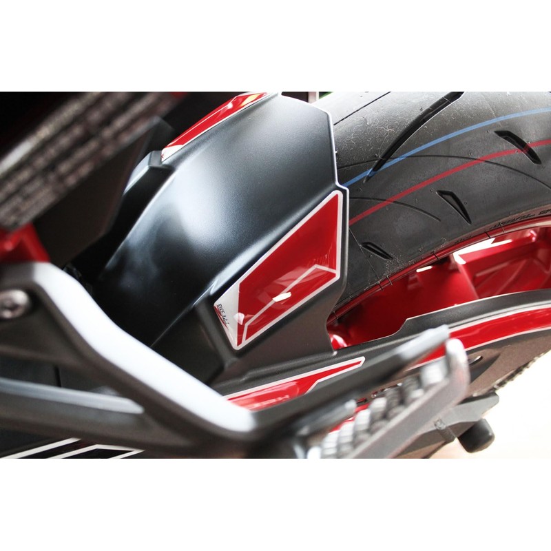 Tankpad Sticker Chain Guard Compatible with Kawasaki Z900 Red Silver