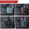 Z8 Stainless Steel Metal Front Door Storage Pockets, Door Side