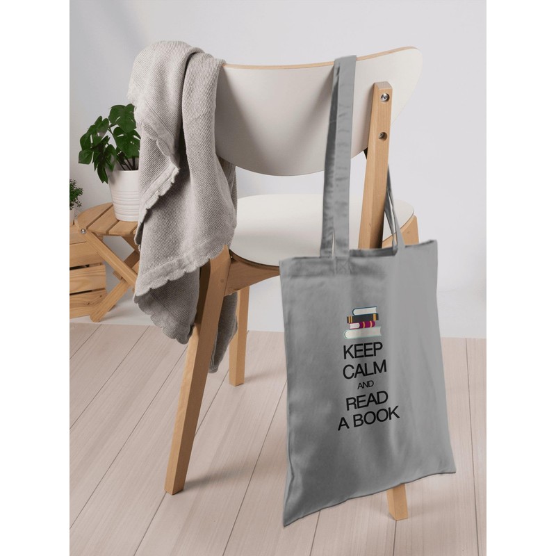 Shirtracer - Cotton Bag - Keep Calm and Read a