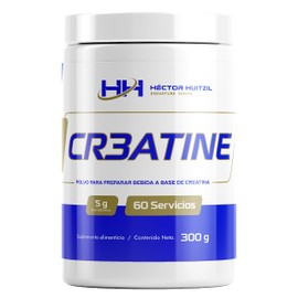 Héctor Huitzil Signature Series CR3ATINE – Suplemento en Polvo a base de pura Creatina Monohidratada | Sin saborizantes y Libre de Conservadores | 60 servicios
